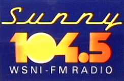 Sunny 104.5 logo